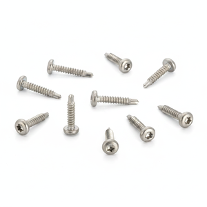 PDC Pan Head Stainless Steel (304/316/410) Self-Drilling <b>Screws</b> Class 8 Grade Natural Finish Metric Inch Phillips Drive Deep - Product Image 1