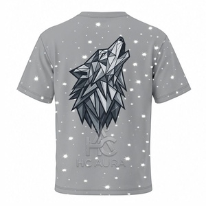 Camiseta de Hombre con Estampado de Galaxia y Estrellas, Color Gris, Sostenible, Talla Grande, Diseño Cósmico, Manga Corta, Estilo Urbano, Nueva Llegada, Tendencia - Product Image 6
