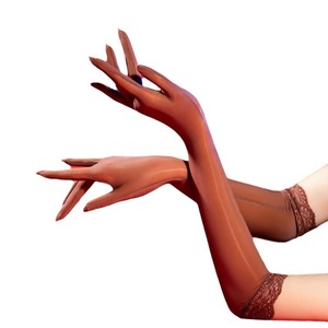 Fünf-Finger-Glanzstrümpfe aus Nylon, ultradünn, glänzend, nahtlos, sexy, unsichtbar, wadenlang, opernlängen, schwarz, einzeln verpackt - Product Image 2
