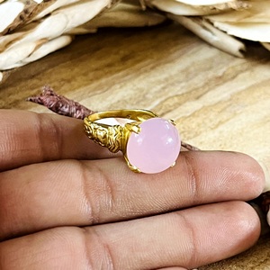 Latest Design Boho Gemstone <b>Ring</b> Vintage Brass <b>Ring</b> Women 18k Gold Plated Floral <b>Dainty</b> Statement <b>Ring</b> for Wholesale/OEM/ODM - Product Image 4