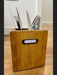 Premium Wooden Spoon Holder Heat Resistant <b>Kitchen</b> Accessory - Product Image 4