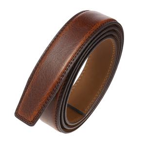 Cinturón de Cuero Genuino para Hombre, Estilo Casual, Negro y Marrón, con Hebilla de Aleación, Cuero Vacuno de Grano Completo - Product Image 3