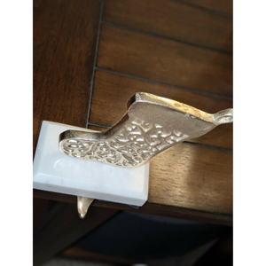 Socks Shape Metal Aluminium Made Hooks Best Selling Christmas Item Metal <b>Stocking</b> <b>Holder</b> Hanger Modern Design Home Decor - Product Image 5
