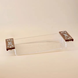 Juego de Quemadores de Incienso de Aromaterapia de Madera Hechos a Mano con Bandeja con Incrustaciones de Madreperla y Tarro de Almacenamiento - Product Image 4