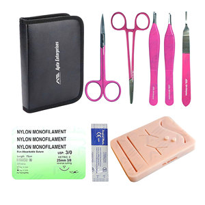 Kit de pratique de suture médicale en gros de la meilleure qualité complet tout en un kits de suture en acier inoxydable Instruments médicaux chirurgicaux - Product Image 1