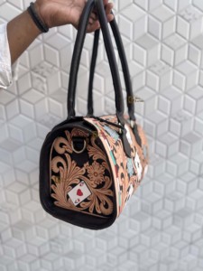 Latest Arrival Hand tooled Leather <b>Bag</b> Gypsy <b>Boho</b> Handmade Real Leather Western Stylish Shoulder <b>Bag</b> For Women - Product Image 5