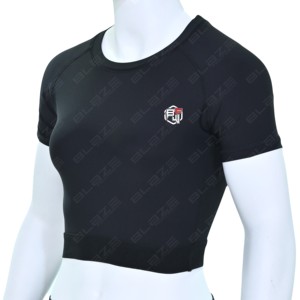 Top Deportivo Corto de Manga Corta, Top de Yoga de Cintura Alta, Ropa Deportiva para Mujer, Ropa Deportiva Activa, Top de Gimnasio y Fitness - Product Image 3