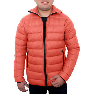 Nouvelle veste matelassée en duvet et coton pour homme, hiver 2027, chaude, à capuche, épaisse, avec logo personnalisé - Product Image 1