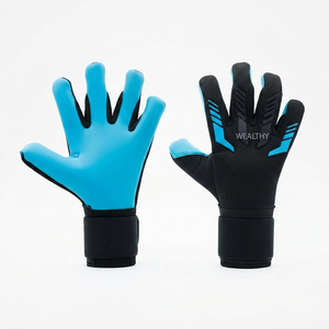Gants de gardien de but de football haut de gamme en latex, antidérapants, respirants, anti-humidité, avec protection des doigts et du pouce, ajustables - Product Image 1