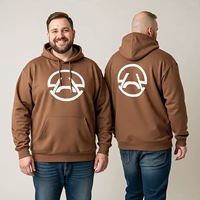 Sudaderas con Capucha Extra Grandes para Hombre, 100% Algodón Tejido, Ecológicas, Estilo Urbano, con Logotipo Personalizado, Tallas Grandes 3XL-6XL