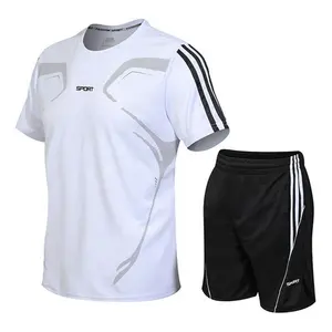 Hoge Kwaliteit Groothandel Nieuwe Model Mannen Running Jogging Sport Pak Set