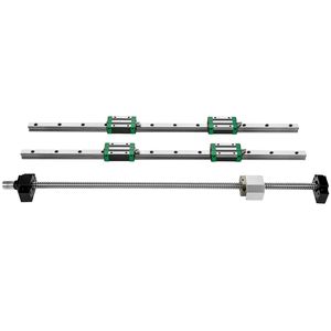 Kit Vite a Ricircolo di Sfere da 2000mm: 2 Guide Lineari HGR20 + 1 RM1605 + Vite a Ricircolo di Sfere BF12/BK12 - Product Image 1