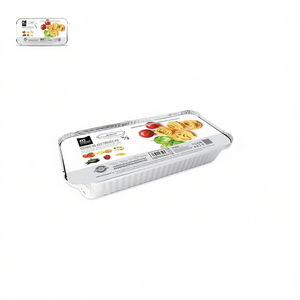 Contenitore Monouso in Alluminio 2032 con Coperchio Rettangolare 30x15x6.1cm - Product Image 2