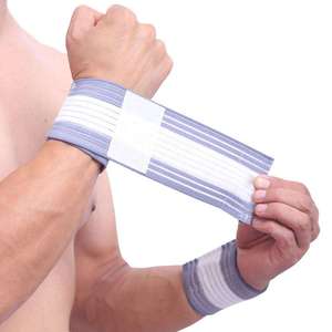 <b>Best</b> Quality Orthowrap Elastic <b>Wrist</b> Band Adjustable <b>Support</b> for Gym Sports Fitness Exercise Daily Activities Polyester & Nylon - Product Image 5