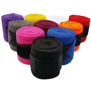Ensemble de bandages et de protections pour sabots de cheval d'équitation et de polo en néoprène, couleur et taille personnalisables, logo sur mesure - Product Image 5
