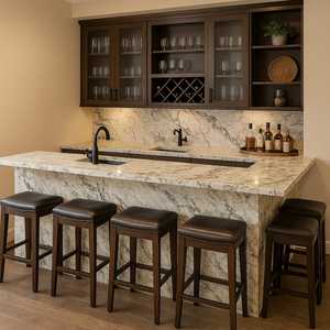Granito Monalisa |   Piedra Natural Resistente para Pisos, Fachadas, Encimeras y Aplicaciones en Monumentos - Product Image 1