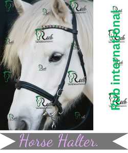 Luxury Icelandic Horse Bridle Padded <b>Leather</b> Bridle with Pink & White Crystals Custom Equestrian Gear also customize logo - Product Image 6