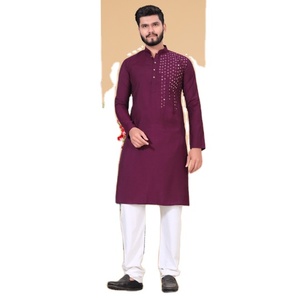 Tissu viscose premium et semi-coton et vêtements traditionnels pour hommes Kurt comme - Product Image 1