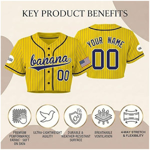 Maillot de baseball court personnalisé pour femme – Nom d'équipe, numéro, logo, motif graphique sur mesure – 100 % polyester, col en V, évacuation de l'humidité, pour le match - Product Image 3