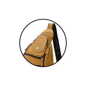 Sac bandoulière pour homme personnalisé avec logo - Fermeture éclair, imperméable, durable, léger, de haute qualité, utilisable toute l'année - Product Image 5