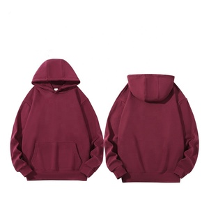 Custom Dtg Embroidered Silk Screen Printed 330gsm Polyester Cotton <b>Pullover</b> Customized <b>Men</b> Hoodies - Product Image 4