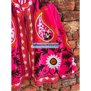 Wholesale <b>Velvet</b> Suzani Embroidered <b>Jacket</b> Coat Boho Chic <b>Jacket</b> Short Casual Handmade <b>Jacket</b> With Inside Cotton Lining - Product Image 3
