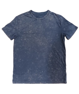 Venta al por mayor 220 GSM Custom Unisex Boxy Fit Acid Wash Camisetas Hombres Vintage Raw Edges Oversize Washed Heavyweight Casual Solid tee - Product Image 3