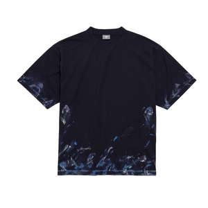 Black Men's Short Sleeve Crew Neck T-<b>Shirt</b> Abstract <b>Paint</b> Splatter Print Breathable Quick Dry Casual Streetwear Fashion Top - Product Image 1