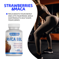 Capsules BBL Lifting MACA pour l'augmentation des fesses, pilules de prise de poids pour femmes, formule à base de plantes, fabricant OEM GMP