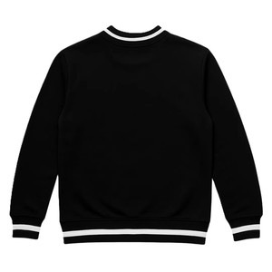 Sudadera Negra con Cuello Redondo Groove Phi Groove Social Fellowship, 100% Algodón, Felpa, Bordado Chenille, Ropa de Fraternidad Griega para Hombre - Product Image 4