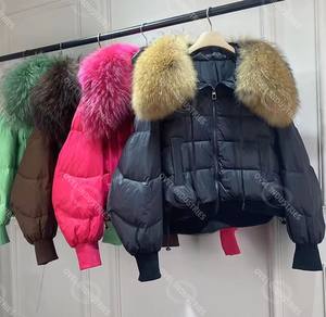 Nueva chaqueta acolchada de invierno de moda y cómoda para mujer, chaqueta cálida de plumón de pato blanco, chaqueta de plumón Ralph - Product Image 2