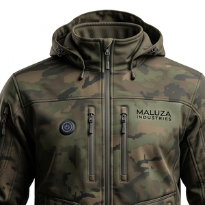 Mens Silent <b>Waterproof</b> Softshell <b>Camo</b> Hunting <b>Jacket</b> OEM Custom Logo Insulated Outdoor Summer Tactical Sports Apparel Nylon - Product Image 1