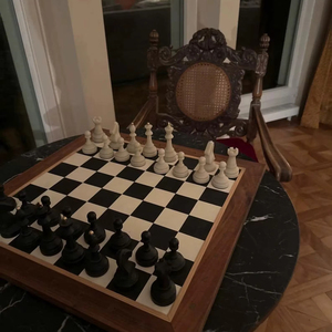 ILAHI's Eco-Friendly Rustic Polished Rectangle <b>Chess</b> <b>Board</b> Game 100% Handmade Pure Wood Animal/Love Style Customized Size <b>Chess</b> - Product Image 1