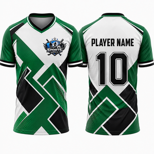 Camiseta de Fútbol Transpirable de Poliéster, Diseño Moderno, Venta Caliente, Fabricación Directa de Fábrica OEM ODM - Product Image 1