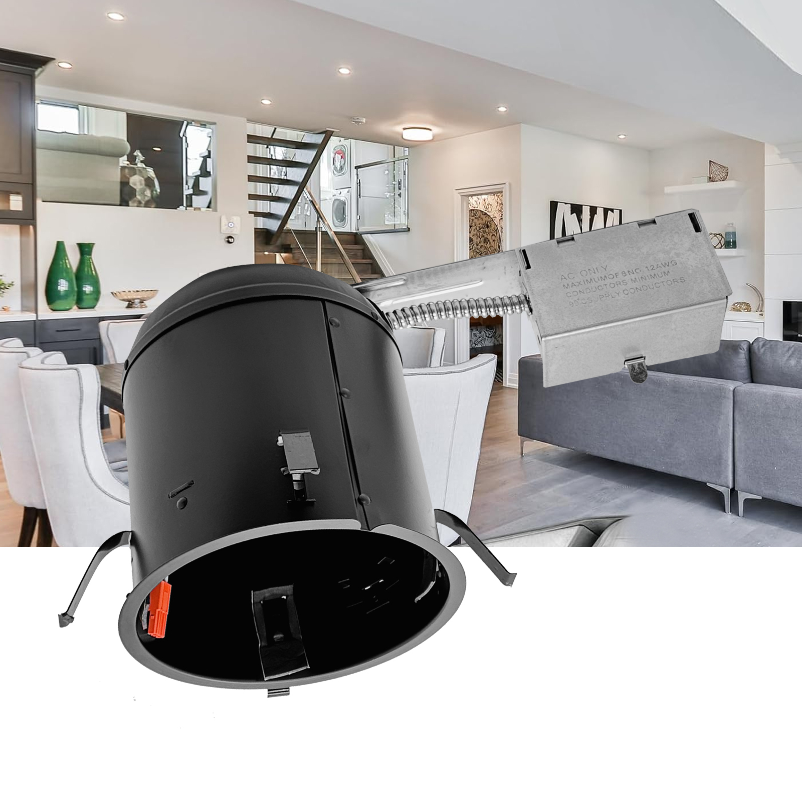 6 inch led can lights retrofit rgb recessed smart