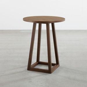 Mesa Redonda de Madera con Estructura de Alambre, Portátil, Económica, Convertible, Moderna, Mini Mesa para Laptop, Mesa de Centro para Té y Café - Product Image 2
