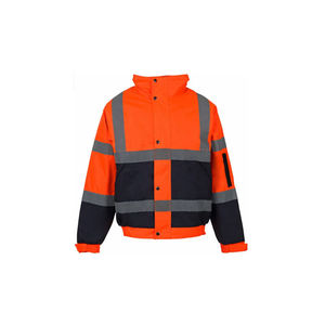 Chaqueta de Seguridad Personalizada para Exteriores, Clase 2, Impermeable, de Poliéster, Reflectante, de Alta Visibilidad para Soldadura - Product Image 1