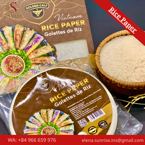 Papel de Arroz Sunrise 250G Vietnam, para Rollitos Primavera Frescos, Envasado al Vacío, Calidad Premium (Llamar o enviar mensaje: +84 966 659 976) - Product Image 5