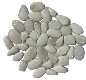 Joyería de piedra de ópalo blanco a granel personalizada de alta calidad, collares de cristal Natural atractivos, piedras preciosas sueltas pulidas - Product Image 2