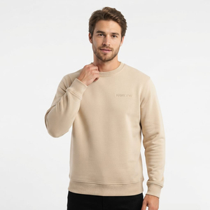 Sweat-shirts pour hommes en coton lourd, impression et broderie personnalisées, sweat-shirt à col rond, sweat-shirt classique - Product Image 2
