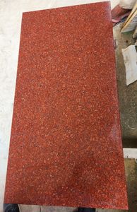 Dalles de granit rouge rubis naturel de qualité supérieure, écologiques, durables, polies, grandes dalles pour les applications de façades de bâtiments, d'aéroports et de villas - Product Image 2