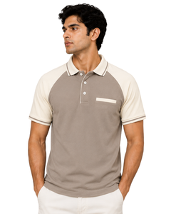 Camiseta Polo para Hombre, Color Blanco Taupe, Personalizada, Ropa Deportiva Informal, Transpirable, Camiseta de Golf, Prenda Deportiva de Verano de Primera Calidad - Product Image 1