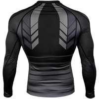 SFANA SPORTS Baju Renang Wanita Lengan Panjang Satu Potong Warna Solid Patchwork Rash Guard Spandex/Nylon Anti-Bakteri Anti-UV