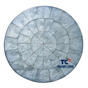 สินค้าขายดีดีไซน์พิเศษ: แผ่นรองจานหอยมุกและผ้าคลุมสำหรับประสบการณ์การรับประทานอาหารสุดหรูและการตกแต่งโต๊ะอาหาร - Product Image 2