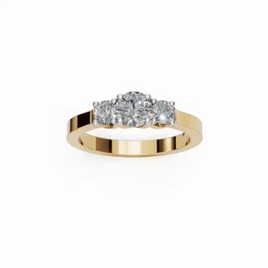 Bague de Luxe KRISHNAM JEWELS en Argent Plaqué Rhodium, Bijou Audacieux pour Homme avec Moissanite Centrale - Product Image 2