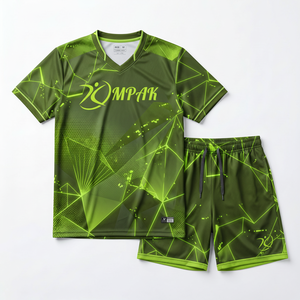 Ensemble maillot et short de volley-ball personnalisé violet profond imprimé galaxie, haute élasticité, uniforme d'équipe OEM, sublimation Activewear - Product Image 1