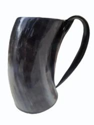 Natural Buffalo Drinking Horn Mugs Resin and Wooden for Drinking Horn Cup With Natural Finishing for Medieval Beer <b>Wine</b> Drink - Product Image 5