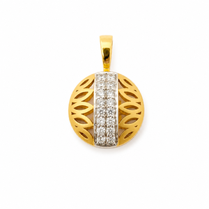 Namivaa Vmg364 Breloques Rondes en Or Jaune 18 carats à Taille Brillante pour Hommes, Bijoux Géométriques Poli Miroir pour Usage Quotidien et Cadeau de Fête - Product Image 2