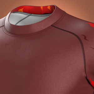 Personnalisez votre propre logo sur un rashguard à manches courtes sublimé, rashguard MMA, rashguard BJJ, t-shirt de compression, rashguard MMA pour hommes - Product Image 5