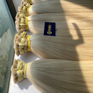 Extensions de cheveux humains vierges vietnamiens Rusa en vrac, double trame machine, super double drawn, 100g, pointes pleines, toutes couleurs, personnalisables - Product Image 2